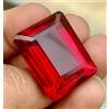 ganesh-gems 74,4 ct. AAA + grande topazio rosso taglio smeraldo pietra preziosa sfusa reg...