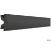 Inserto in PVC Nero Profilo Parabrodo per Supporto in Alluminio H37 12 mt