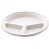- Piatti piani cellulosa triscomparto 26cm