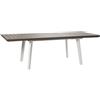 Keter Tavolo Da Esterno Allungabile A 240 Cm Effetto Legno E Gambe Bianche Keter Harmony Cappuccino