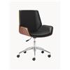 Kare Design Sedia da scrivania in similpelle Rouven, regolabile in altezza -