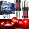 NATGIC P21W BA15S Lampadina LED Rossa, 1156 7506 1003 Lampadine di Ricambio per Luce di Retromarcia a LED per Auto, Luci di Retromarcia, Luci Posteriori, Luce di Posizione, Luci di Arresto (2 Pezzi)