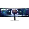 Samsung Monitor PC 49 Pollici 240 Hz Curvo Ultra Wide Dual QHD OLED Luminosità 250 cd/m² Risposta 0,03 ms HDMI DisplayPort colore Argento - Odyssey OLED G9 LS49DG934SUXEN