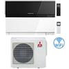 Mitsubishi Climatizzatore Condizionatore Mitsubishi Kirigamine Zen Wifi Nero Dual Split Inverter 12000 + 18000 BTU con U.E. MXZ-3F68VF classe A+++/A+ NOVITÁ