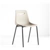 GROSFILLEX Campus M2 sedia impilabile ignifuga beige con ganci (minimo 18 pezzi)