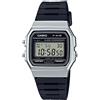 Casio Orologio Quarzo Unisex, misura cassa 32.00mm con quadrante LCD Digitale e cinturino Nero in Rubber Strap F-91WM-7AEF