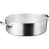 Pentole Agnelli FAMA636 Casseruola Bassa con Maniglie, Diametro 36 cm