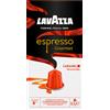 Lavazza 10 capsule in alluminio caffè lavazza espresso gourmet caramel compati