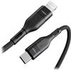 TECNO-ESHOP VEGER CAVO USB TYPE-C A LIGHTNING APPLE 1,2 METRI NERO -VISVG-CL01
