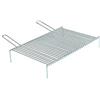 Fraschetti Griglie Graticola per Barbecue Doppio Manico Con Piede 35x60 Cromo Pesante