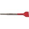 WERHE Scalpello WERHE SDS Plus 50 x 250 mm - Scalpello piatto per scalpellare calcestruzzo e rimozione piastrelle - Accessorio robusto per martelli perforatori e demolitori
