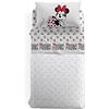 Caleffi Disney - Completo-lenzuola Minnie Retro Ragazza Singolo