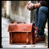 Originale Businessman Laptop Case Bag Uomo Vintage Pelle Messenger File Cartella Documento