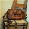 Vintage Borsa valigetta in pelle marrone business vintage borsa a tracolla laptop mes...