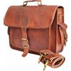 Fatto a mano Borsa a tracolla vintage valigetta in pelle alto profilo per laptop messenger...
