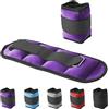 G5 HT SPORT Cavigliere Appesantite Polsiere Appesantite | Regolabili Con Chiusura a Strappo | per Fitness, Yoga, Riabilitazione, Jogging, Ginnastica, Aerobica, Palestra (2 X 0.5 KG (VIOLA))