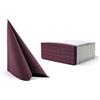 Alvotex Chic Airlaid-Tovaglioli Simile a Tessuto, 50 Pezzi per Confezione di Alta qualità, Viola, 40 x 40 cm, unità