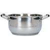 Lagostina Cass. Fonda cm18 sfiziosa Casseruola, Alluminio, Grigio, 18 cm