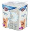 TRIXIE Pannolini per Cani Maschi, Taglia XS, Circonferenza Vita 20-42 cm, 12 Pezzi, Igiene per Incontinenza, Fascia Elastica e Chiusure Adesive, Imbottitura in Pile Sssorbente, 23640
