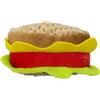 JACK AND VANILLA, Giocattolo interattivo per Gatti a Forma di Sandwich, stimolante l'istinto di Caccia, Durevole e Facile da Pulire, Misura 10,5 cm, Colore Attraente, Modello Cat Toys