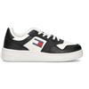 TOMMY HILFIGER JEANS Sneaker donna bianca/nera in pelle