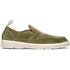 PANCHIC Mocassino uomo verde in suede