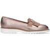 CINZIA VALLE Mocassino donna beige/rosa in pelle