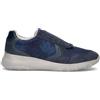 GEOX Sneaker donna blu in pelle