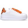 GAeLLE Sneaker donna bianca/arancio