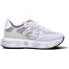 PREMIATA Sneaker donna bianca/grigia/rosa in suede