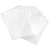 Netuno 100 buste perforate trasparenti opache per rilegatura formato A4 210x 297 mm buste polipropilene forate plastica per proteggere i documenti