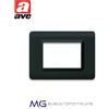 Ave 44PY03GTK Placca tecnopolimero S44 - 3 Mod