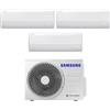 Samsung Condizionatore Climatizzatore Samsung Trial Split Inverter Windfree Avant S2 R-32 9000+9000+12000 BTU Wi-Fi Integrato Con AJ068TXJ3KG