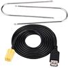 Kuuleyn Cavo USB per auto, linea dati automatica MINI-ISO Connettore a 6 pin Cavo adattatore per automobile per Alfa Romeo Fiat Grande Punto