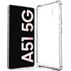 N NEWTOP Cover Compatibile con Samsung Galaxy A51 5G, Posteriore Semi Rigida TPU Hard Clear Anti-Shock Custodia Retro Protettiva Trasparente Angoli Rinforzati