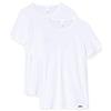 Skiny Herren Kurzarm 2er Pack Shirt Multipack Canottiera, Weiß, 2XL (Pacco da 2) Uomo
