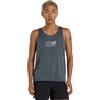 NEW BALANCE RUN GRAPHIC SINGLET Canotta Running Uomo
