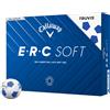 CALLAWAY E-R-C SOFT 25 TRUVIS BLUE GOLF BALLS Palline