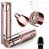 guRelax Face Mini épilateur pour le visage pour femme (Gen 3 Pro), épilateur de barbe de luxe avec Smartlight pour visage, sourcils, duvet, avec 2 têtes de rechange