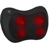 HOMh Massaggiatore per la schiena, massaggiatore shiatsu con calore per schiena, collo, spalle, gambe, vita, cuscino massaggiante per dolore, uso in ufficio, casa, auto