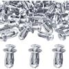 FENGCHUANG M6 x 25 dadi a Petalo Dadi Dilatazione Dado Sottile Fissaggi Tasselli, 25 Pezzi Ancoraggi Metallo Cavi M25x25mm per Parete Cava Ferro linea Linea uso in Sottile Parete Morbida