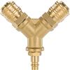 Poppstar Distributore aria compressa a 2 vie con raccordi rapidi 1/4 (attacco aria compressa standard NW 7.2)