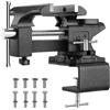 TEENO Morsa da Banco 6 inch 150mm 7.6kg，con larghezza della mascella 150 mm，Heavy Duty 270 ° Base Girevole,materiale in acciaio fuso, potenza di serraggio 1000 kg, è rimovibile e a doppio uso