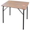 CASTELMERLINO Tavolo gambe pieghevoli Outdoor camping terrazzo piano in Compensato Marino di Okumè cm 80 x 60, Multicolore