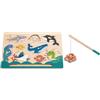 Tachan Set da Pesca Magnetico in Legno-Include 9 Pezzi di Animali marini con magneti, 795T00873
