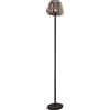 Lumisky Lampada da terra nomad design poly rattan per esterni LED MIDY BOHEME H120 cm