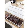 andiamo TAPPETO CUCINA CAFFE' DESIGN 50X150 TESTATO SOSTANZE NOVITÀ MARRONE GRI