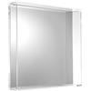 Kartell Only Me Specchio Quadrato, Cristallo, 50x50 cm
