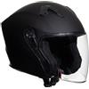JFM Casco Jet Con Doppia Visiera Mod. 530 Ece 06 Nero Opaco, TAGLIA Tg. XS