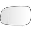 SENZEAL Vetro a specchio sostituzione per Volvo C30 C70 2006-2009 S40 S60 S80 V50 2007-2009 30762571 Specchio Esterno Riscaldabile Adatto Lente di Retromarcia (Sinistro)